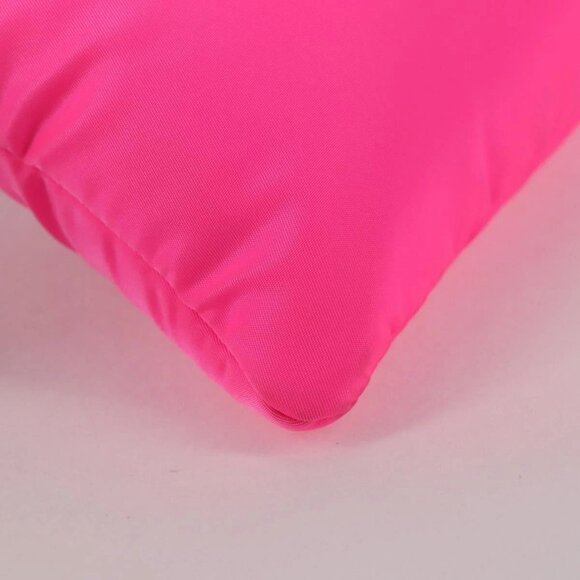 PRADA Chain Shoulder Bag Nylon Pink Silver Auth 134961M - Picture 4 of 16